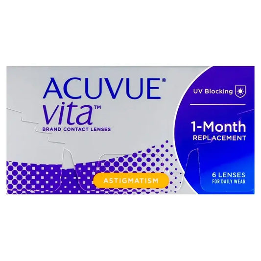 Acuvue Vita Torische Monatslinsen, 6 Stück