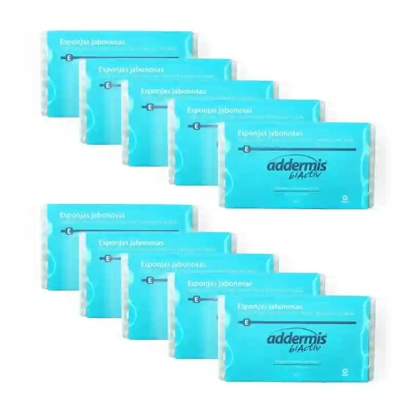 Addermis Biactiv Täglicher Reinigungsschwamm , 10X20 Einheiten