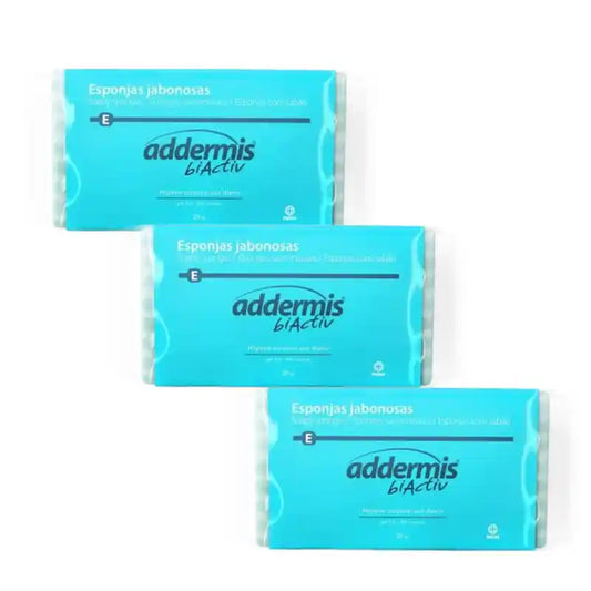 Addermis Biactiv Täglicher Reinigungsschwamm , 4X20 Einheiten