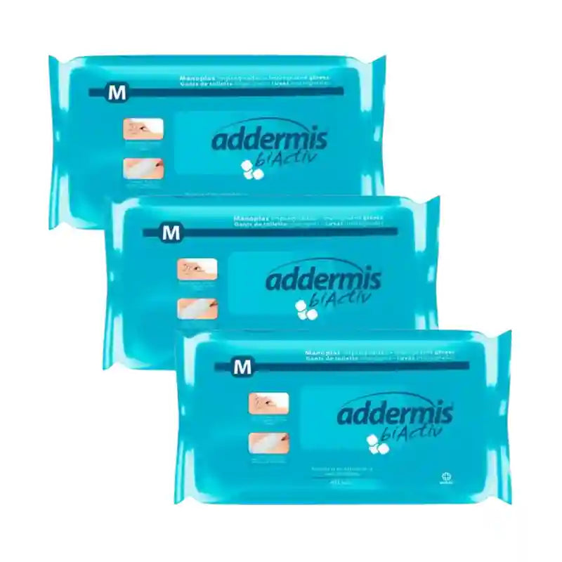 Addermis Biactiv Seifiges Körperwaschmittel Pflege Mitt, 3X40 Einheiten