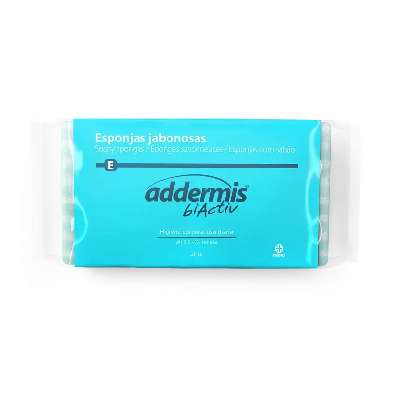 Addermis Biactiv Täglicher Reinigungsschwamm , 20 Stück
