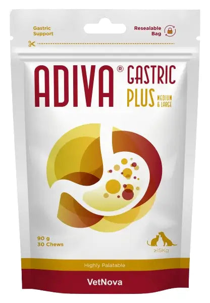 Adiva Gastric Plus Medium & Large 30 Kauartikel, 90 Gramm
