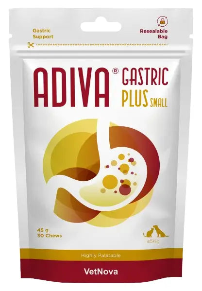 Adiva Gastric Plus Small 30 Kaugummis, 45 Gramm