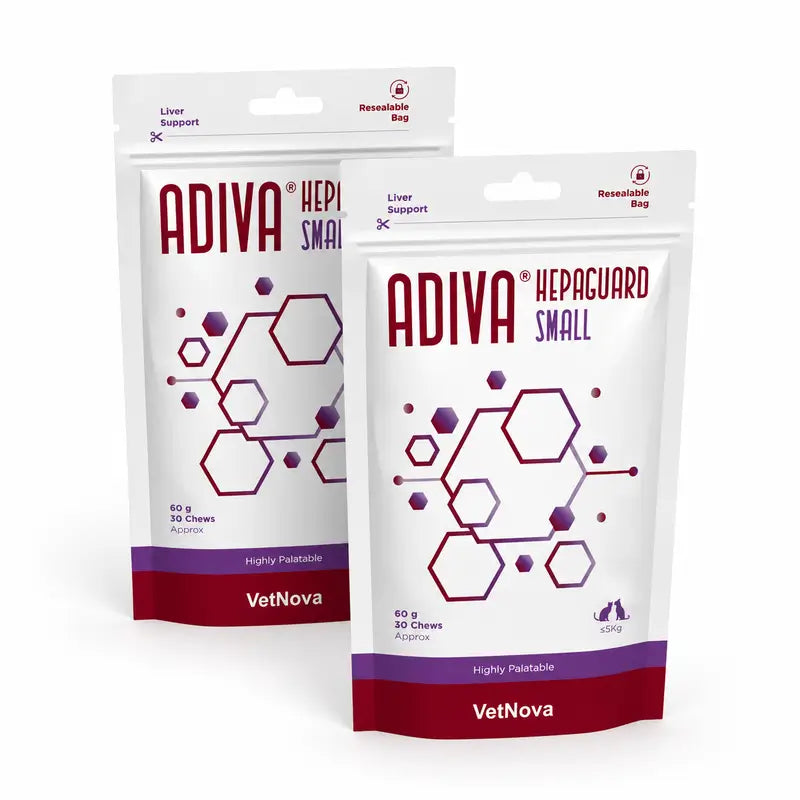 Adiva Hepaguard, kleine Packung, 2 x 30 Kautabletten