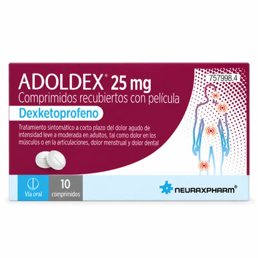Adoldex 25mg, 10 Filmtabletten