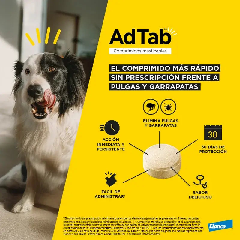 Adtab 112Mg Kautabletten Hunde 2,5-5,5Kg, 6 Tabletten