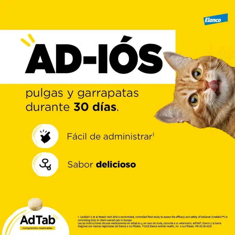 AdTab 12Mg Kautabletten Katzen 0,5-2Kg, 3Cpd