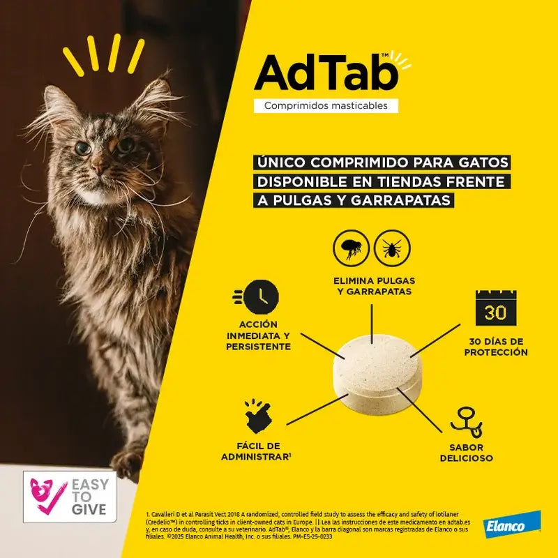 Adtab 48Mg Kautabletten Katzen 2-8Kg, 2 Tabletten