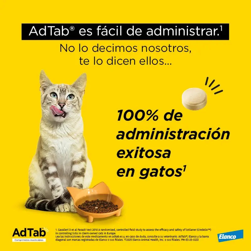 Adtab 48Mg Kautabletten Katzen 2-8Kg, 2 Tabletten