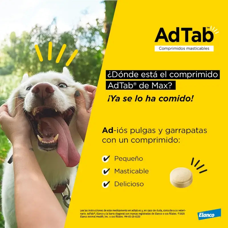 AdTab 56Mg Kautabletten Hunde 1,3-2,5Kg, 1Kpd
