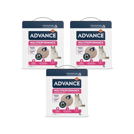 Advance Katzenzubehör, Katzenstreu, 3 x 6 l