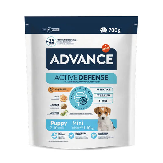 Advance Active Defense Mini Puppy Hundefutter, 700 g