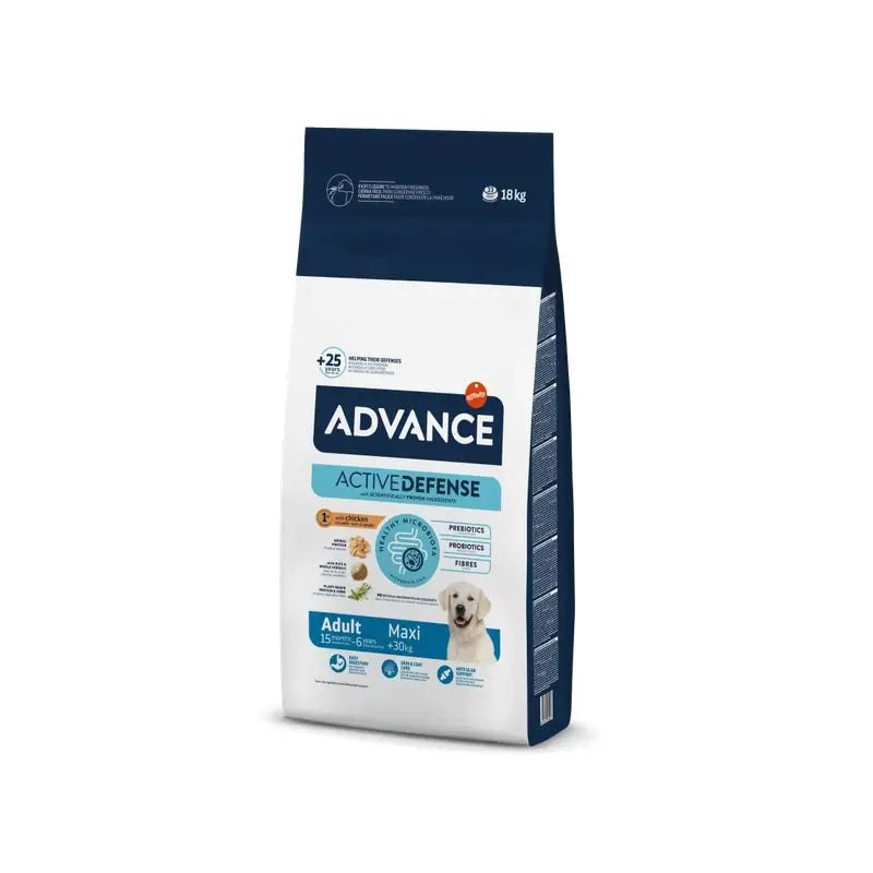Advance Canine Adult Maxi Huhn-Reis 18Kg, Hundefutter für Hunde