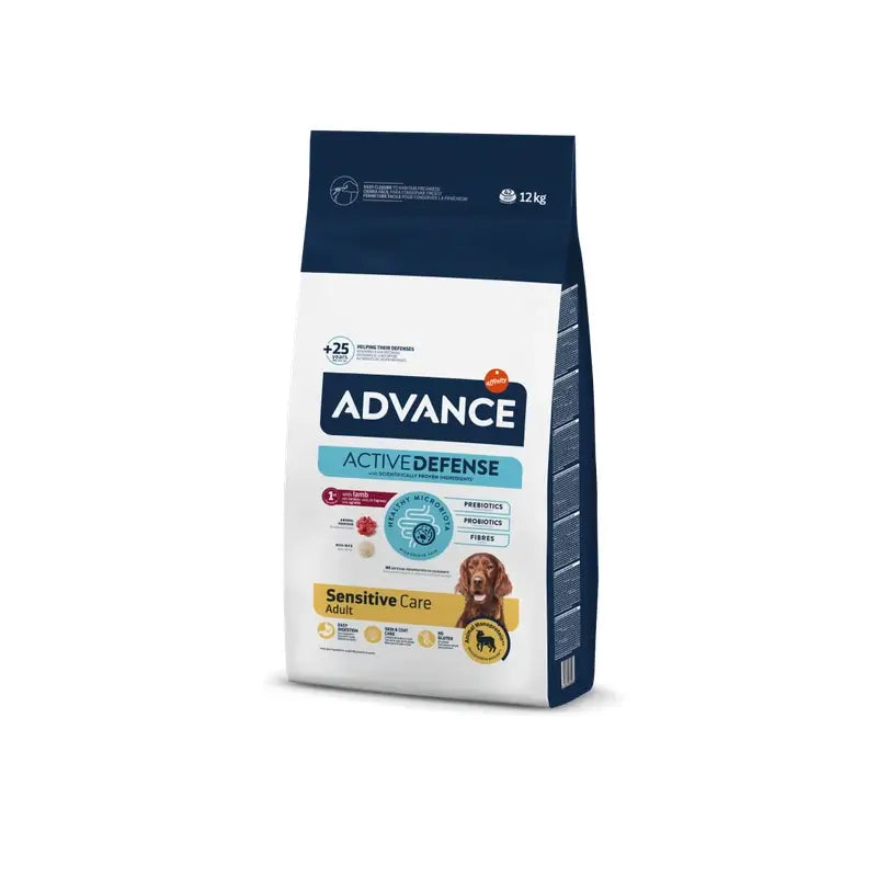 Advance Canine Adult Sensitive Lamm-Reis 12Kg, Hundefutter für Hunde