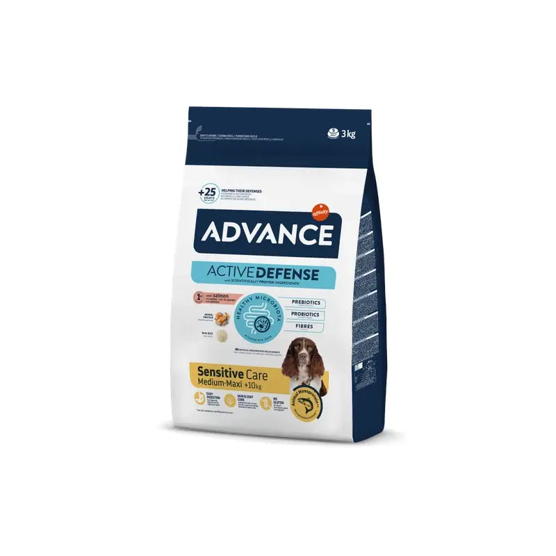 Advance Canine Adult Sensitive Lachs-Reis 3Kg, Hundefutter für Hunde