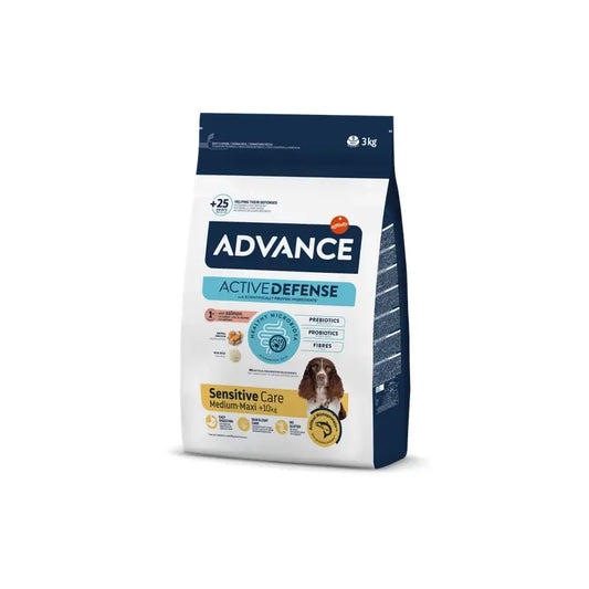 Advance Canine Adult Sensitive Lachs-Reis 3Kg, Hundefutter für Hunde