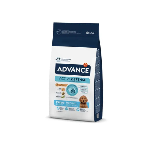 Advance Canine Puppy Medium Huhn-Reis 12Kg, Hundefutter für Hunde