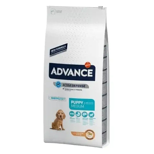 Advance Canine Puppy Medium Huhn-Reis 3Kg, Hundefutter für Hunde