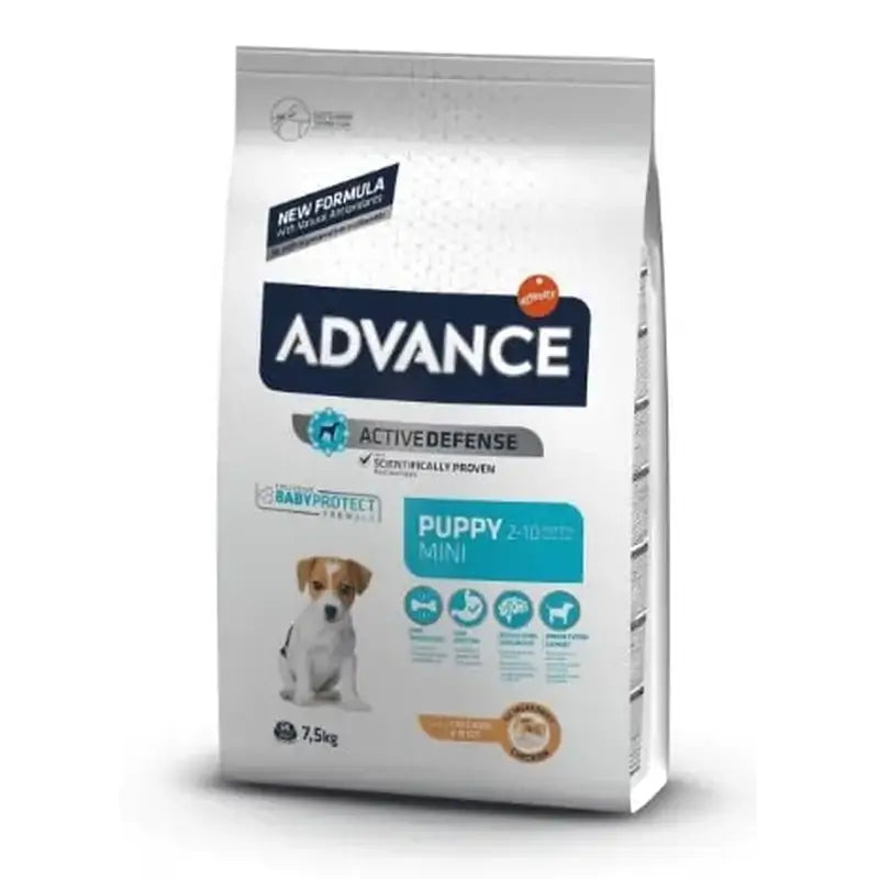 Advance Canine Puppy Mini Chicken Rice 3Kg, Hundefutter für Hunde
