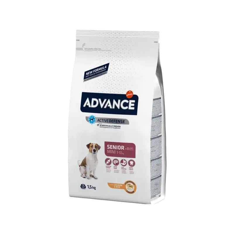 Advance Canine Senior Mini Huhn-Reis 1,5Kg, Hundefutter für Hunde
