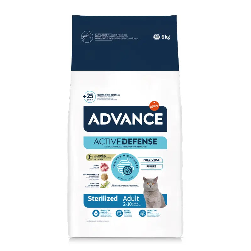 Advance Katzenfutter mit Truthahn, Superpremium, 6 kg