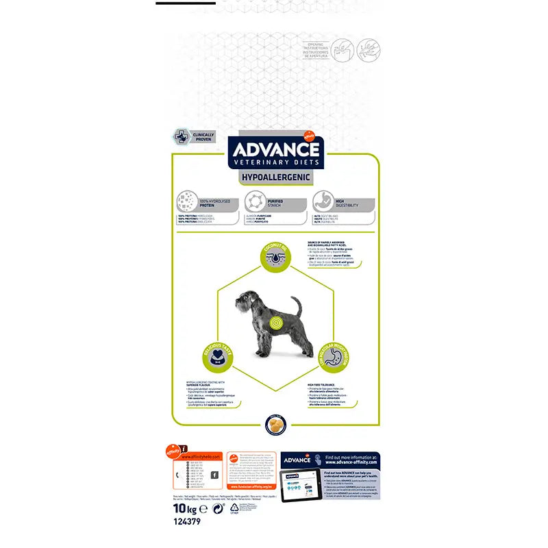 Advance Vet Canine Adult Hypoallergen 10Kg, Hundefutter