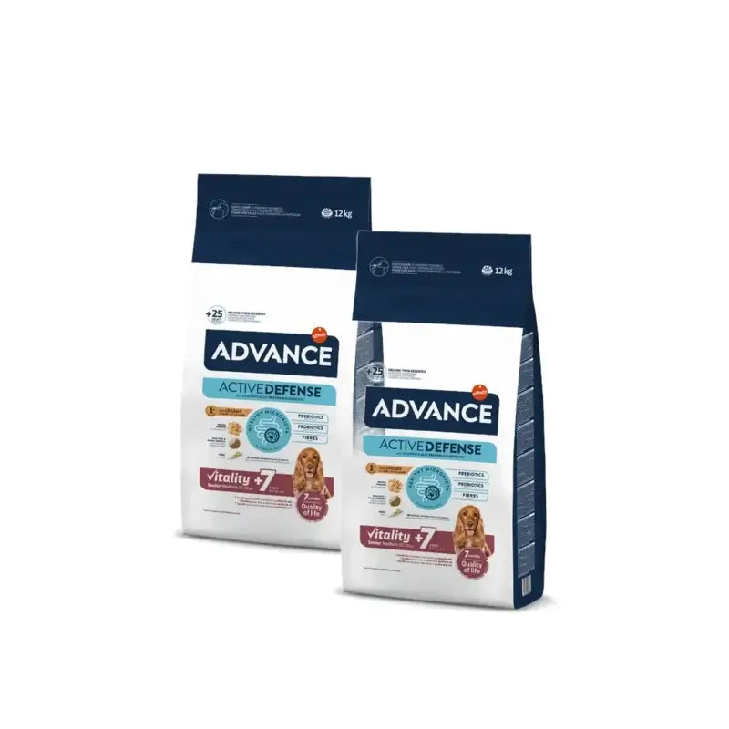 Advance Senior Medium +7 Huhn und Reis, 12 kg