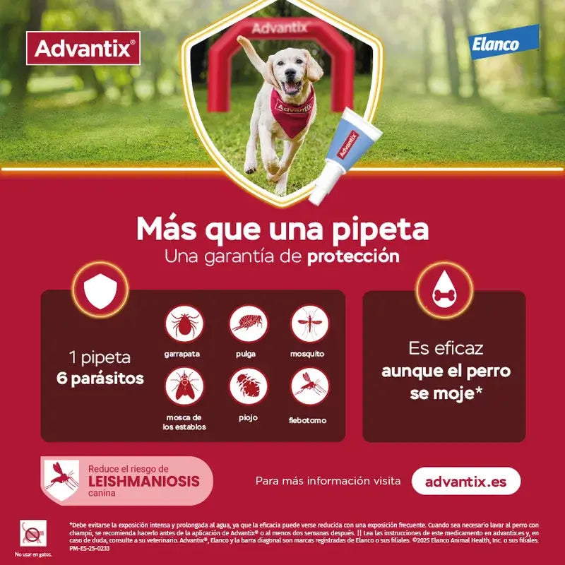 Advantix 24 Pipetten 2,5 ml 10-25Kg