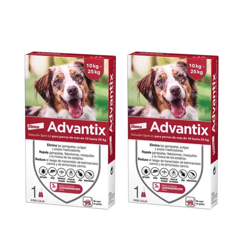 Advantix Mono-Pipette, 2,5 Ml 10-25Kg, 2 Einheiten
