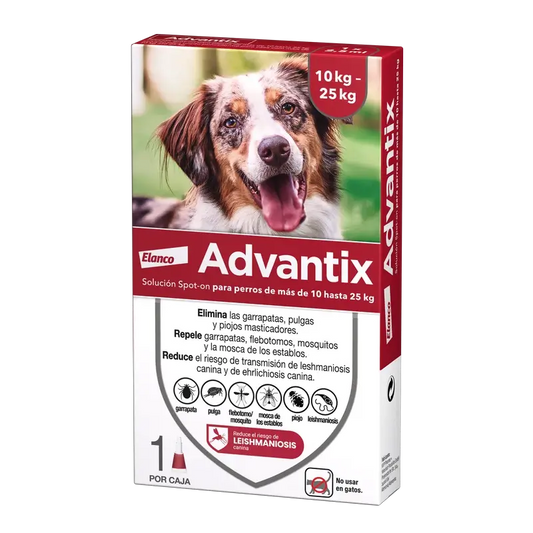 Advantix Mono-Pipette, 2,5 ml 10-25Kg