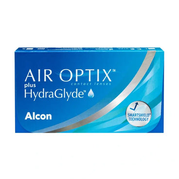 Air Optix Plus Hydraglade Monatliche sphärische Kontaktlinsen, 6 Stück
