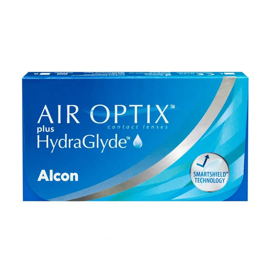 Air Optix Plus Hydraglade Monatliche sphärische Kontaktlinsen, 6 Stück