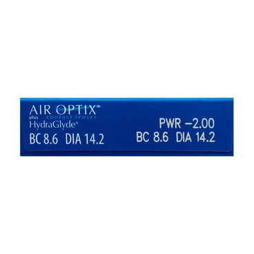 Air Optix Plus Hydraglade Monatliche sphärische Kontaktlinsen, 6 Stück