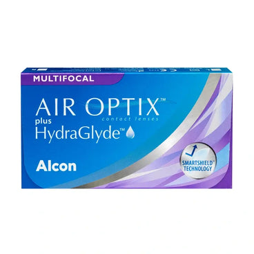 Air Optix Plus HydraGlyde Multifokale Monatslinsen, 6 Stück