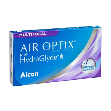 Air Optix Plus HydraGlyde Multifokale Monatslinsen, 6 Stück