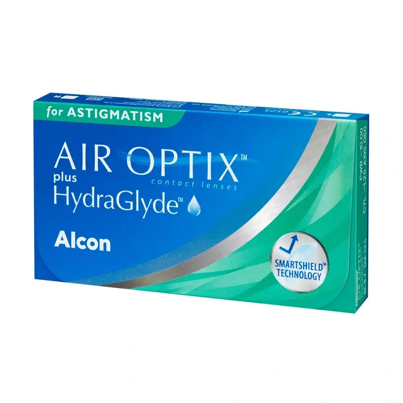 Air Optix Plus HydraGlyde Torische Monatslinsen, 6 Stück