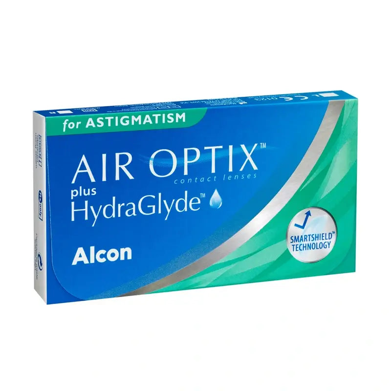 Air Optix Plus HydraGlyde Torische Monatslinsen, 6 Stück