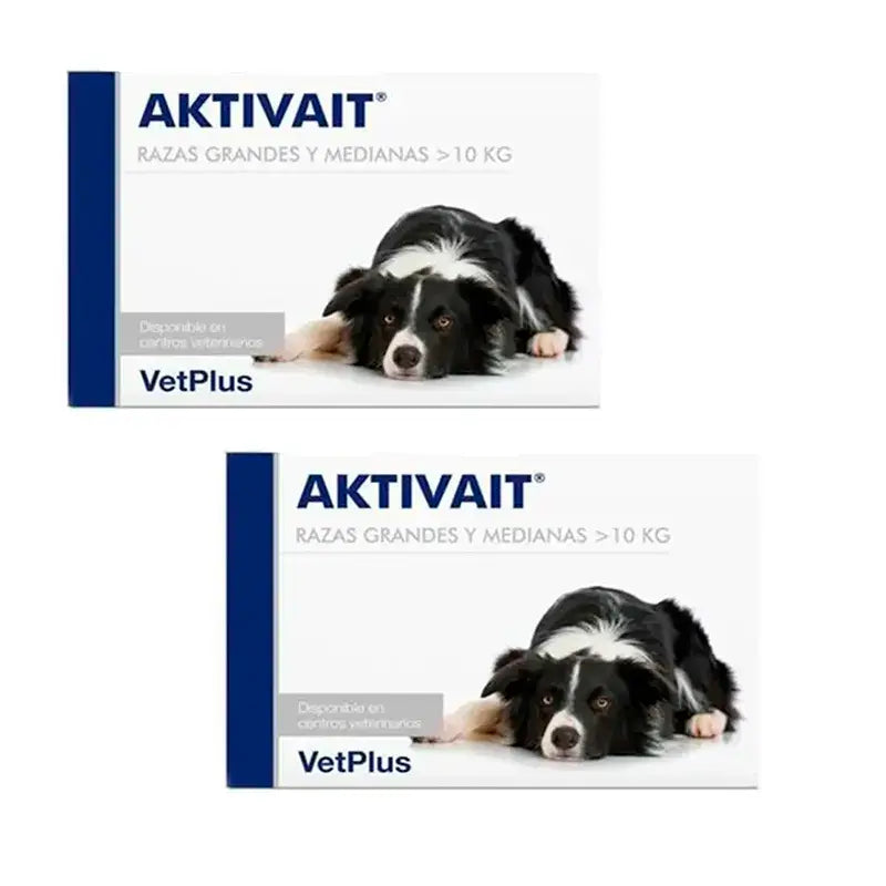 Aktivait Große Rasse Hund Blister, Packung 2 x 60 Tabletten