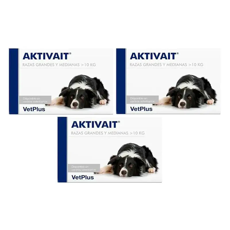 Aktivait Große Rassenhunde Blister, Packung 3 x 60 Tabletten