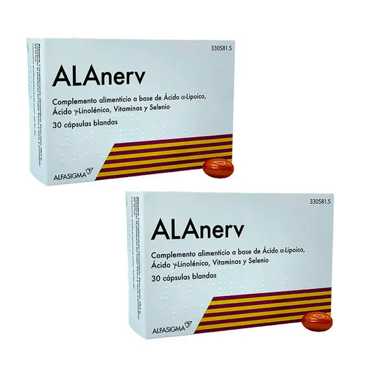 ALAnerv Pack 2 X 30 Weichkapseln