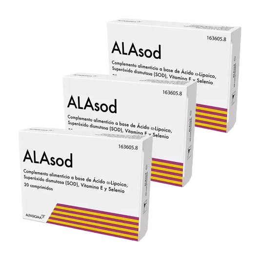 ALAsod Pack, 3 x 20 Tabletten