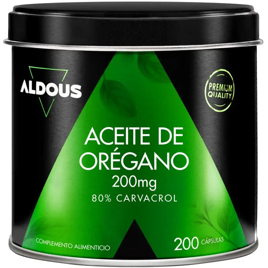 Aldous Bio Oregano Öl, 200 Perlen