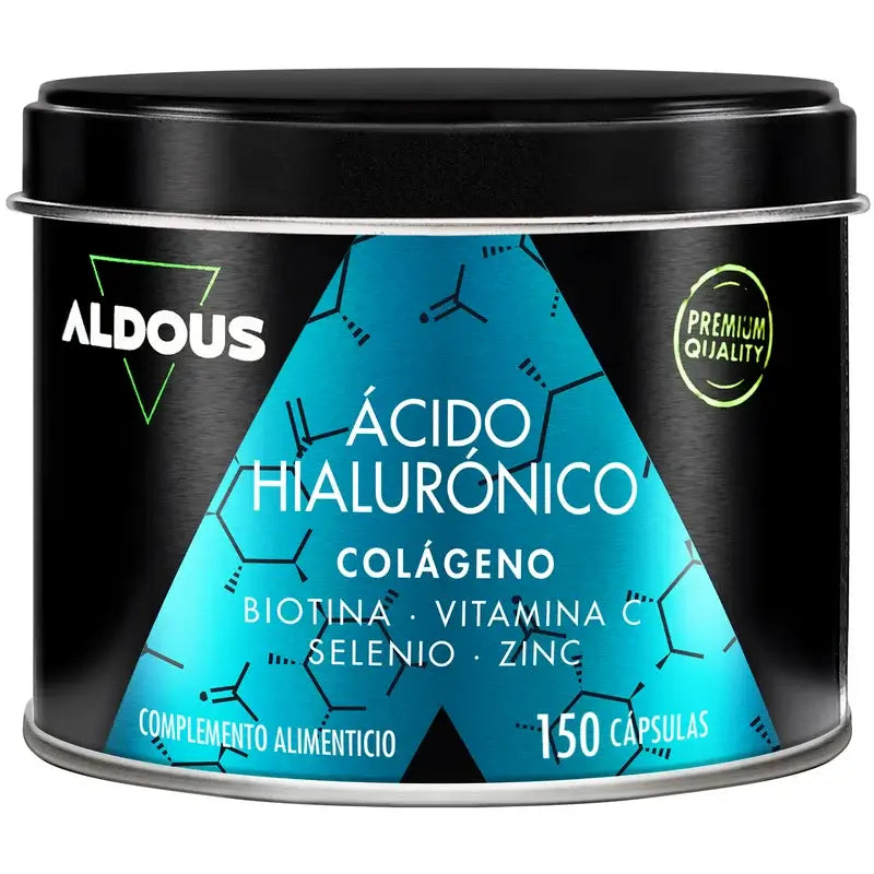 Aldous Bio Hyaluronsäure mit Kollagen, Vitaminen und Mineralien, 120 Kapseln