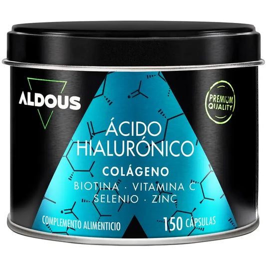 Aldous Bio Hyaluronsäure mit Kollagen, Vitaminen und Mineralien, 120 Kapseln