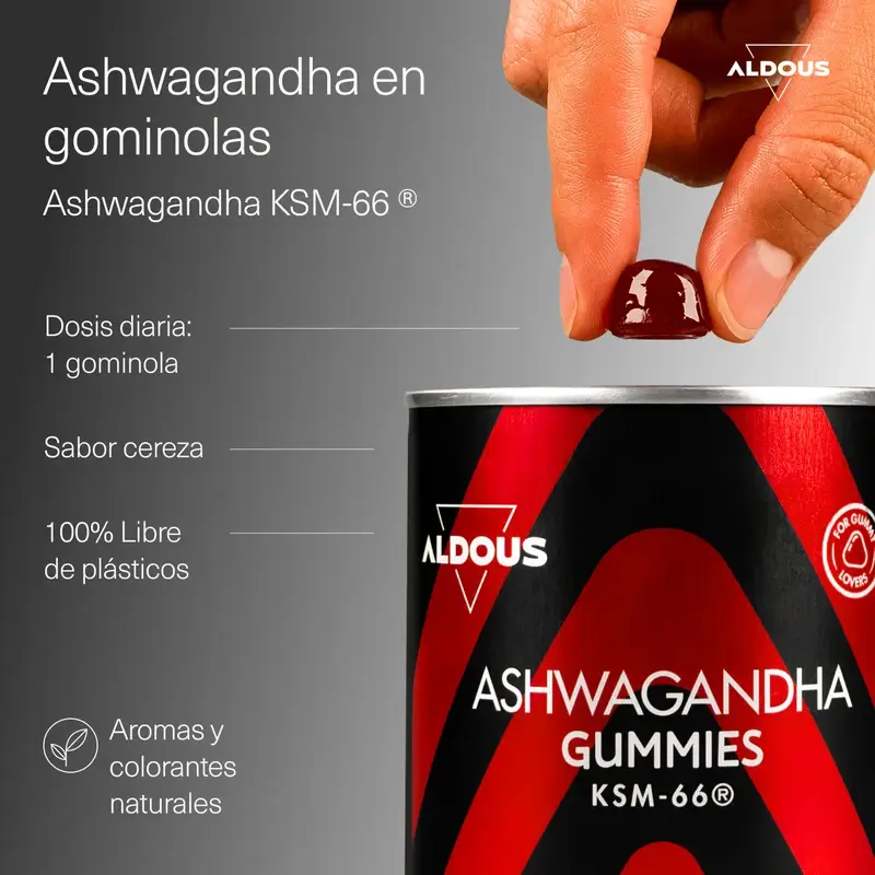 Aldous Bio Ashwagandha Ksm-66 , 120 Gummibärchen