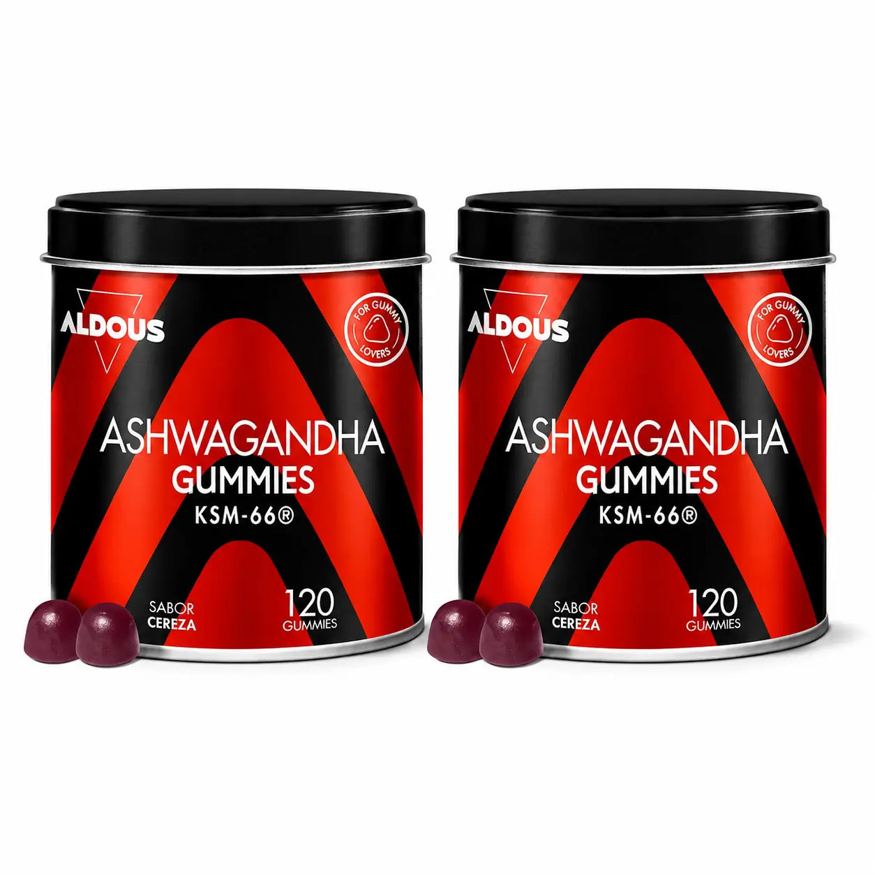 Aldous Bio Ashwagandha Ksm-66, 120 Gummis, Packung 2
