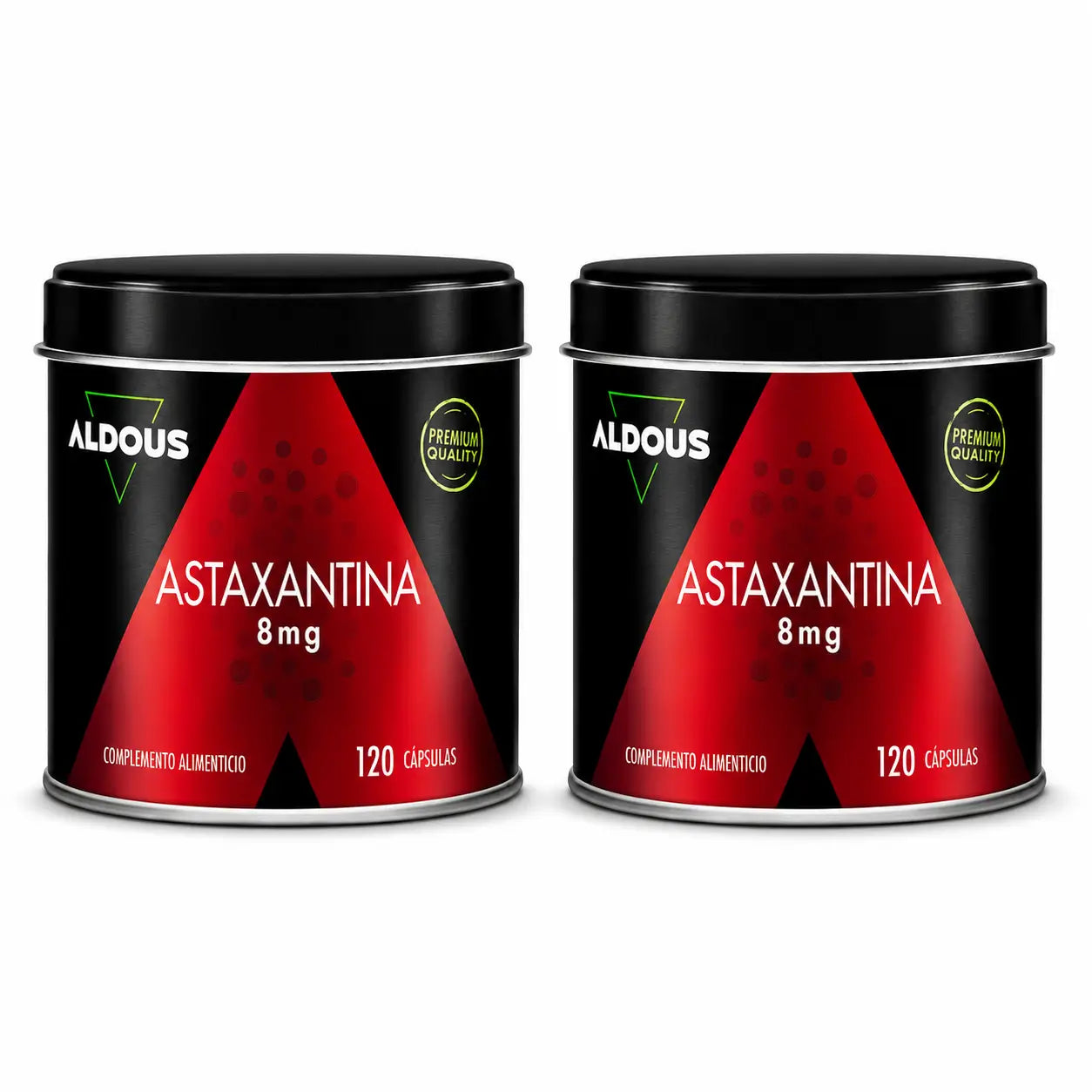 Aldous Bio Reines Natürliches Astaxanthin, 120 Kapseln, Packung 2