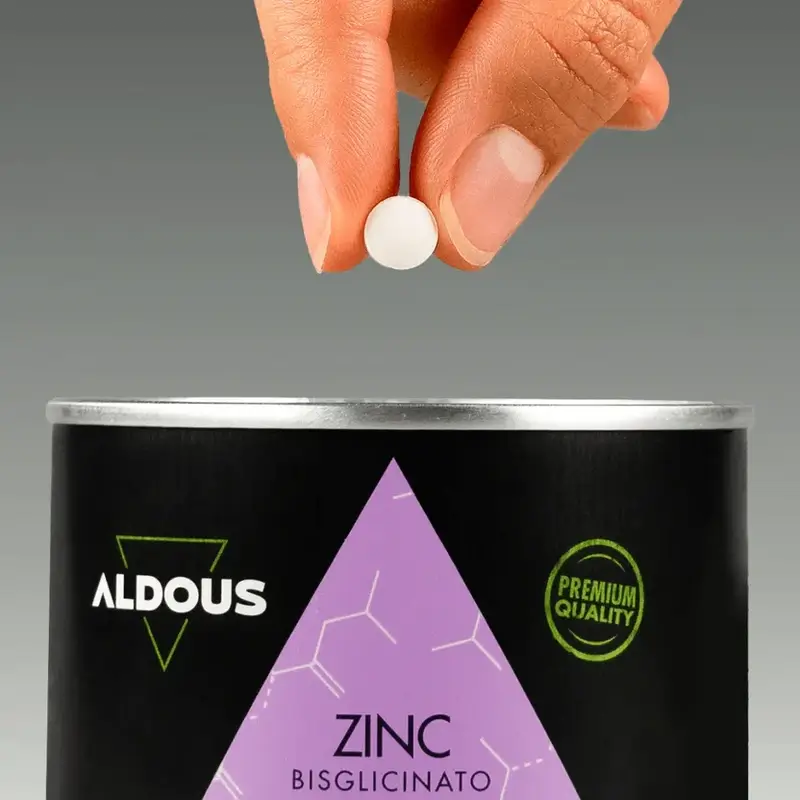 Aldous Bio Zink Bisglycinat 25 Mg, 500 Tabletten
