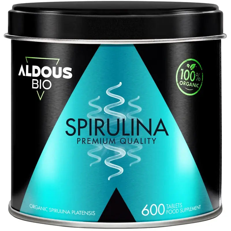 Aldous Bio Spirulina Bio Premium, 600 Einheiten