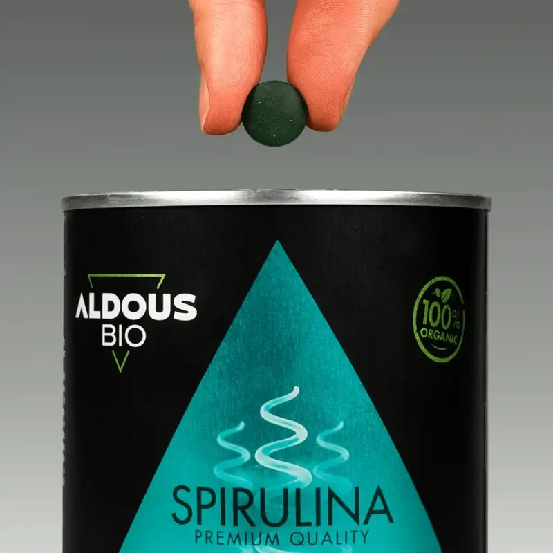 Aldous Bio Spirulina Bio Premium, 600 Einheiten